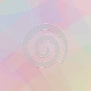 Abstract digital artwork featuring overlapping translucent rectangles in pastel shades