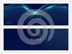 Abstract digital background. Artificial