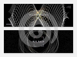 Abstract digital background. Artificial