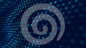 Abstract digital background. Big data code matrix. 3d rendering