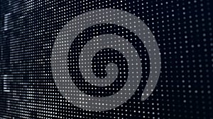 Abstract digital background. Big data code matrix. 3d rendering