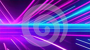Abstract digital background with binary code flowing through a network of interconnected nodes