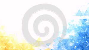 Abstract Geometric Gradient Background with Network Connections