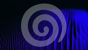 Abstract digital background with particles. Big data. Template for presentation design. 3d rendering