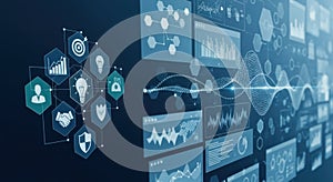 Digital Business Strategy and Data Analysis Interface