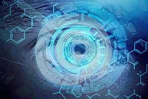 Vision and biometrics wallpaper photo