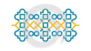 Abstract Digital Circuit Connection Pattern, vector design Generative AI