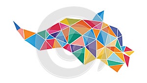 Abstract Digital Circuit Lines Gradient Tech Background, vector design Generative AI