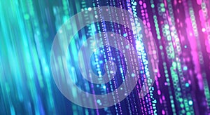 Abstract digital code background