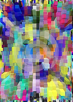 Abstract color pixel background