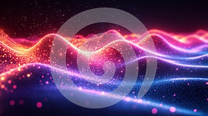 Abstract digital connection dots and lines. Plexus effect. Technology network connection structure