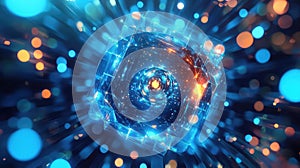 Digital data cube connecting global network technology