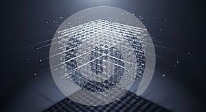 Abstract Digital Data Grid