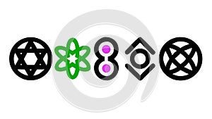 Abstract Digital Data Network, Information Flow Security, vector design Generative AI