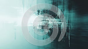 Abstract digital data processing network visualizing connection