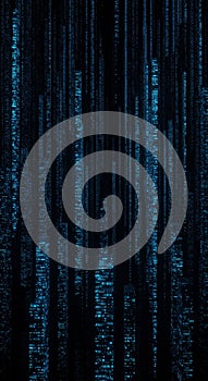 Abstract Digital Data Stream Background