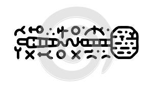 Abstract Digital Data Stream: Technology, Coding Connectivity, vector design Generative AI