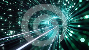 Abstract Digital Data Tunnel (Information Flow)