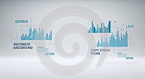 Abstract Digital Data Visualization Background