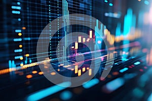 Abstract Digital Data Visualization