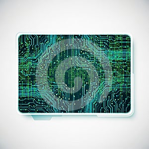 Processing and artificial intelligence with a modern and futuristic