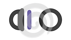 Abstract digital display, modern interface elements. vector design Generative AI