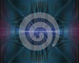 Abstract fractal, dynamic wave curve template card weird futuristic fantasy, disco, party