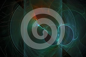 abstract digital fractal fantasy design dark creative