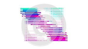 Abstract Digital Glitch Effect Background Element, vector design Generative AI