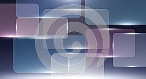 Abstract Digital Grid Background with Glowing Elements