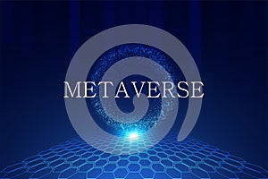 Abstract Digital Hologram big data Mataverse visualization