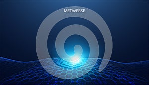 Abstract Digital Hologram big data Mataverse