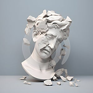 Abstract digital illustration from 3D