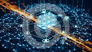 Global Data Network and Blockchain Connectivity