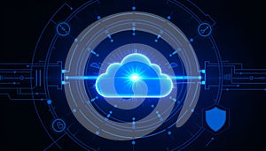 Digital Cloud Network with Data Security Shield