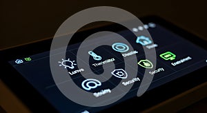 Futuristic AI Network Concept Background