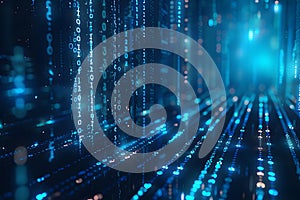 Binary Code Digital Technology Background Big.