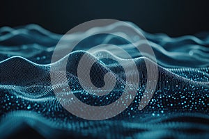 AI-Generated Abstract Waveform