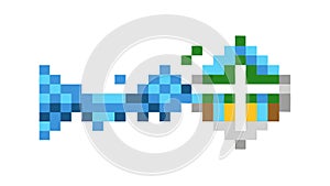 Abstract Digital Landscape Vector: Data Terrain Connectivity, vector design Generative AI