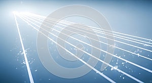 Abstract Digital Light Rays Background