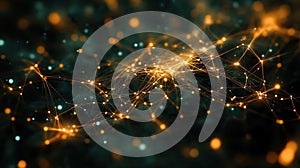 Abstract Digital Network Background