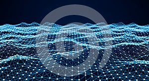 Abstract Digital Network Background