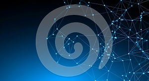 Abstract Digital Network Background