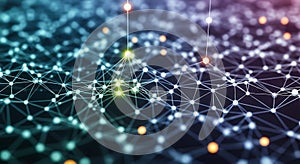 Abstract Digital Network Background