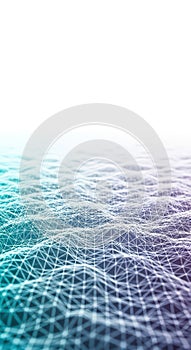 Abstract Digital Network Background, Futuristic Technology, Data Connection