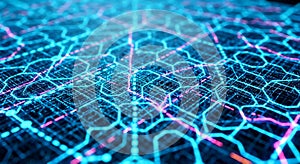 Abstract Digital Network Background