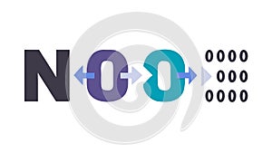 Abstract Digital Network and Binary Code, Data Processing, Cyber Connectivity, vector design Generative AI