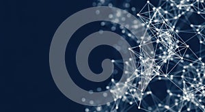 Abstract Digital Network Connection Background, Technology, Science