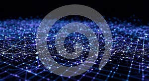 Abstract Digital Network Connection