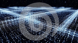 Abstract Digital Network and Data Flow